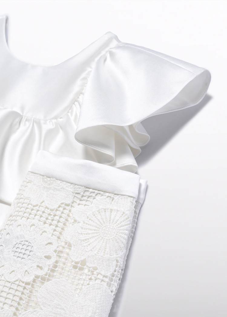 ABEL & LULA NIÑA CONJ. DE SHORT GUIPUR NATA
