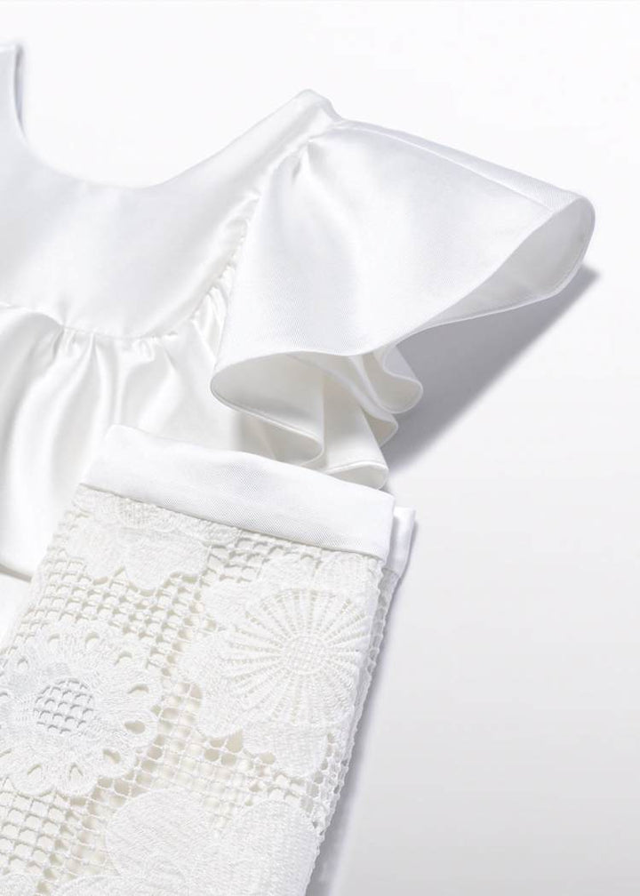 ABEL & LULA NIÑA CONJ. DE SHORT GUIPUR NATA