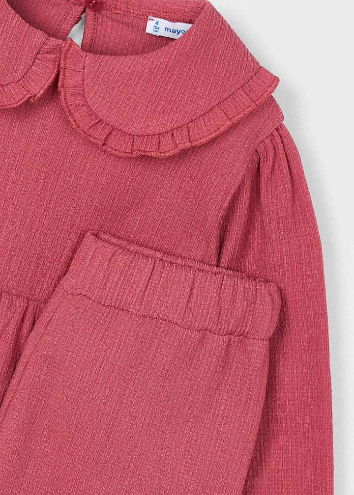 MAYORAL NIÑA CONJ. DE PANTALON DARK RED