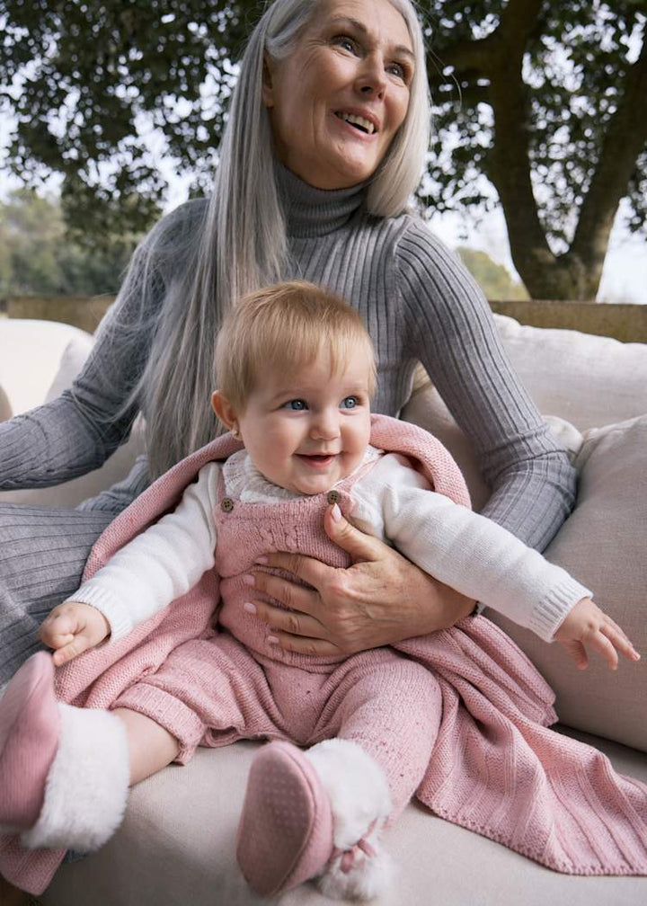 MAYORAL BEBE NIÑA CONJ. DE OVEROL KNIT DUNGAREES ORCHID