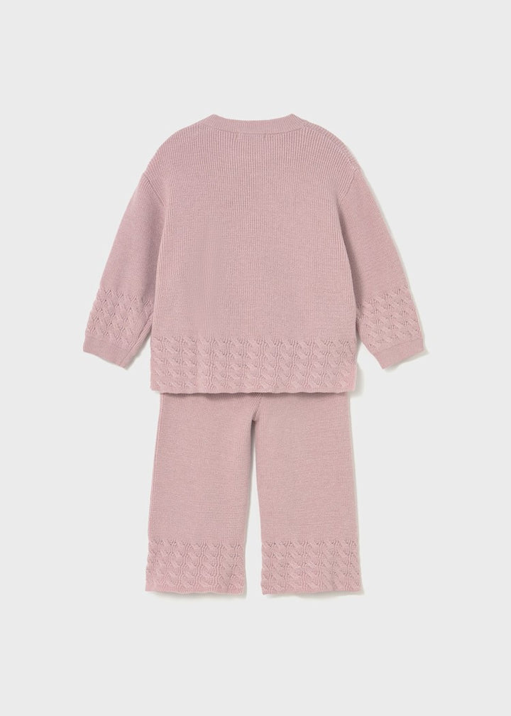 MAYORAL BEBE NIÑA CONJ. DE PANTALON KNIT CRYSTAL