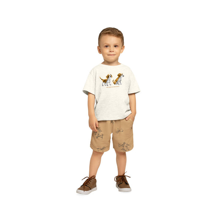 MILON NIÑO CONJ. DE SHORT BEIGE