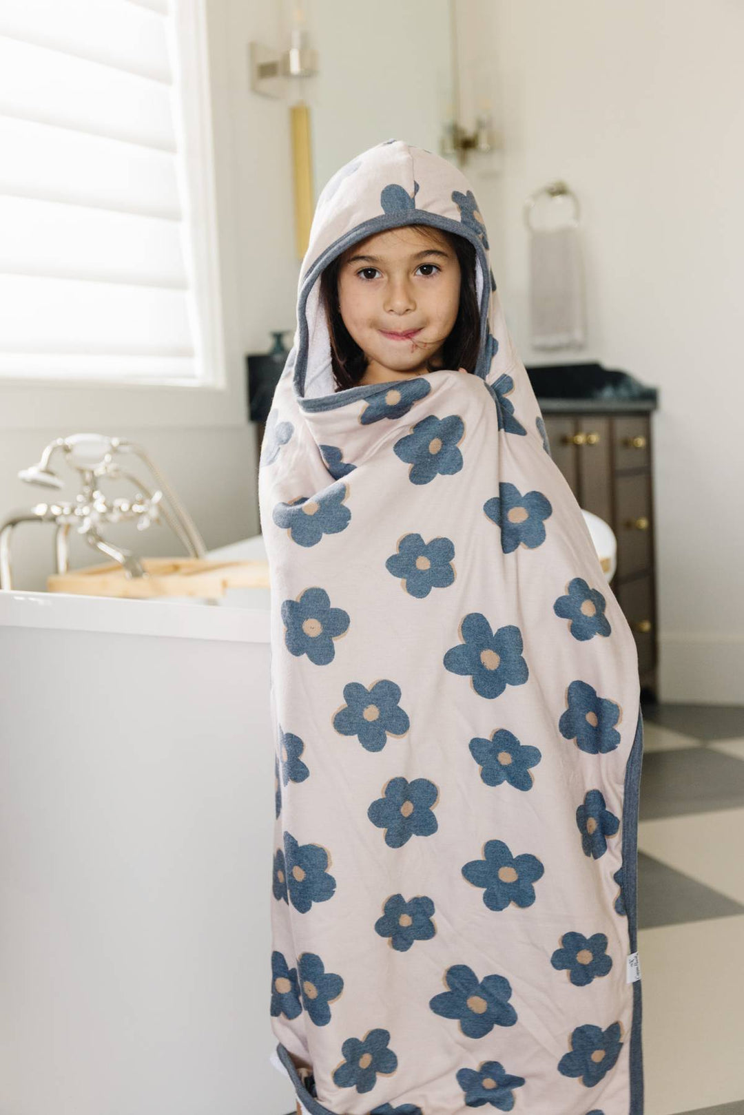 COPPER PEARL BEBE NIÑA TOALLA CON CAPUCHA GEMMA IN TAN PREMIUM BIG