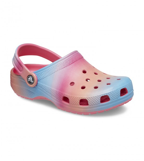 CROCS NIÑA CHANCLETA CLASSIC COLOR DIP HYPER PINK/MULTI