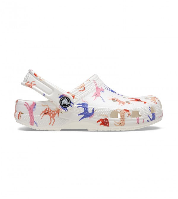 CROCS NIÑA CHANCLETA CLASSIC CHARACTER PRINT UNICORN