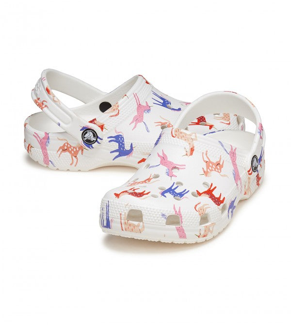 CROCS NIÑA CHANCLETA CLASSIC CHARACTER PRINT UNICORN