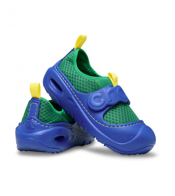 CROCS NIÑO CHANCLETA SWIFTWATER SPLASH T GREEN IVY