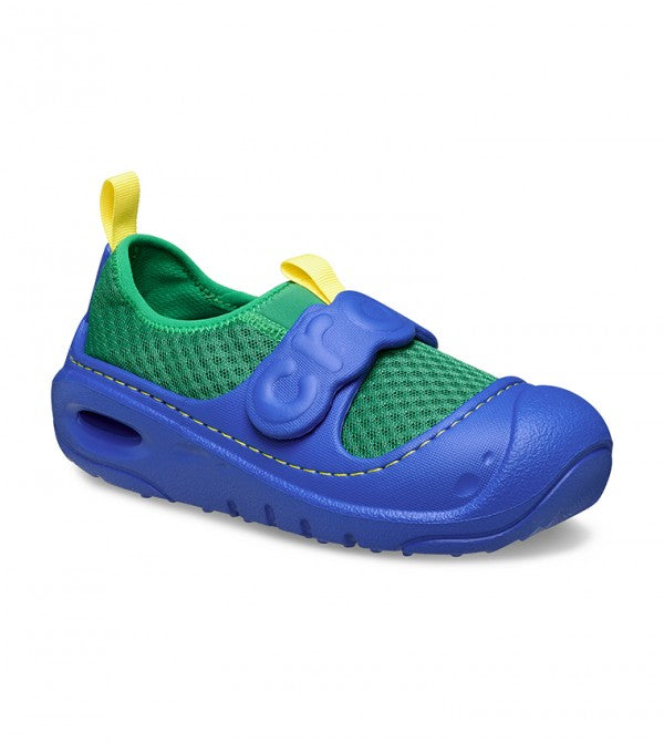 CROCS NIÑO CHANCLETA SWIFTWATER SPLASH T GREEN IVY