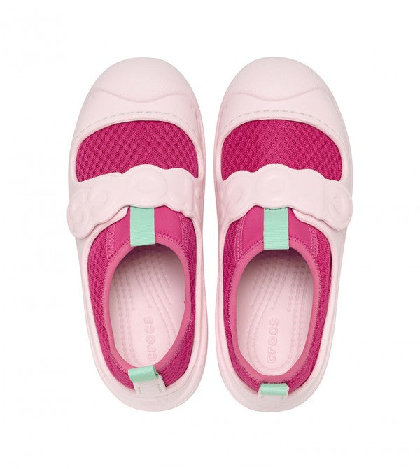 CROCS NIÑA CHANCLETA SWIFTWATER SPLASH T DRAGON FRUIT