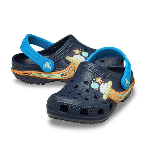 CROCS NIÑO CHANCLETA CLASSIC UFO LIGHTS CLOG T NAVY