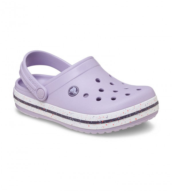 CROCS NIÑO CHANCLETA-CROCBAND SPECKLED BAND CLOG K-LAVENDER