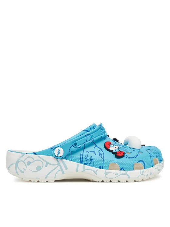CROCS NIÑO CHANCLETA SMURFS CLASSIC CLOG K MULTI