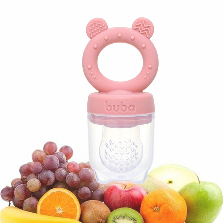 BUBA PORTA FRUTAS DE SILICONA ROSA