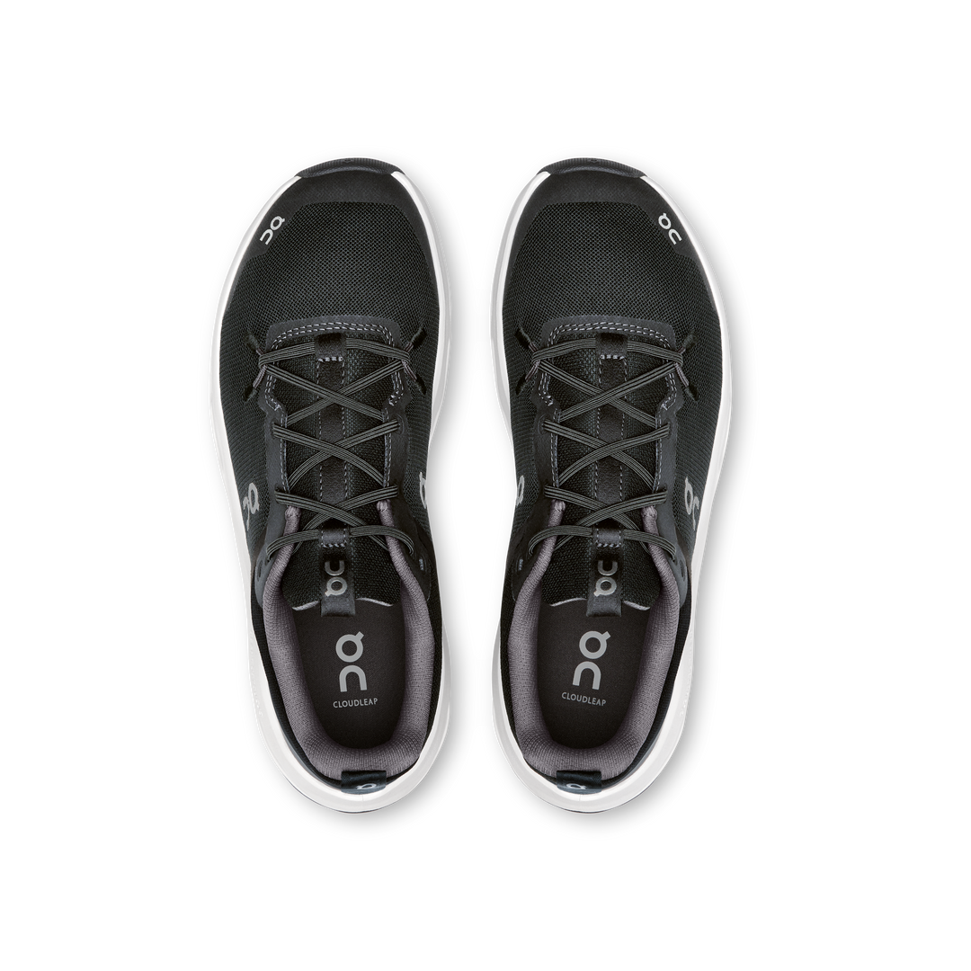 ON NIÑO ZAPATILLA CLOUDLEAP BLACK/WHITE