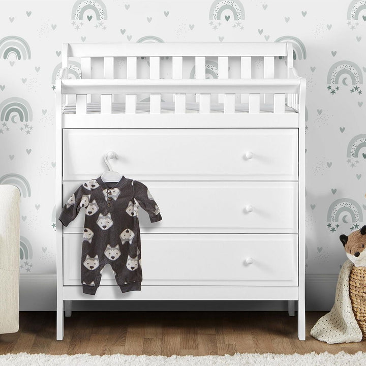 PREMIUM BABY GAVETERO CON CAMBIADOR  BLANCO