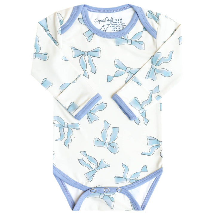 COPPER PEARL BEBE NIÑA BODY DAPHNE MANGA LARGA