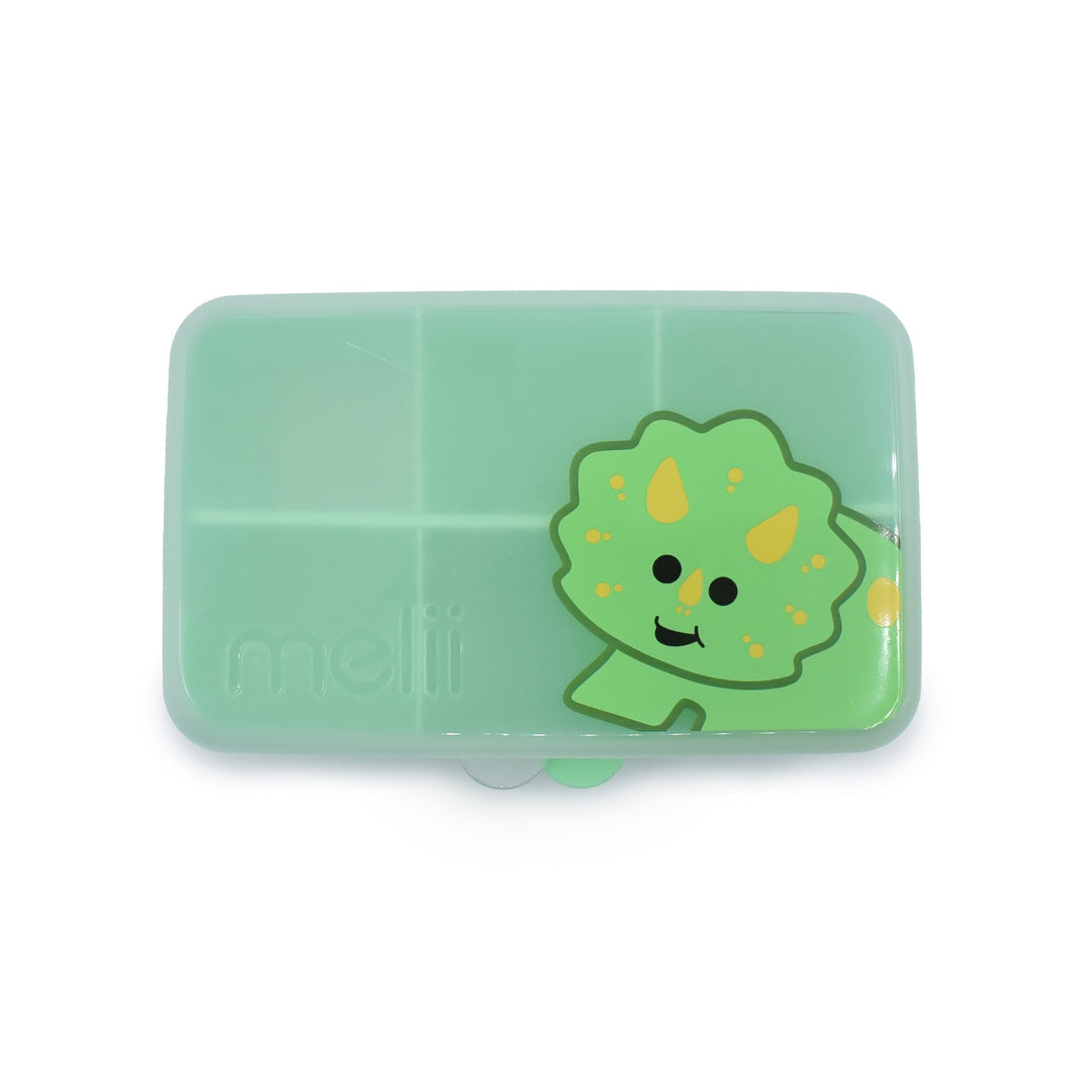 MELII MINI VASIJA CON TAPA MINT WITH DINO PRINT