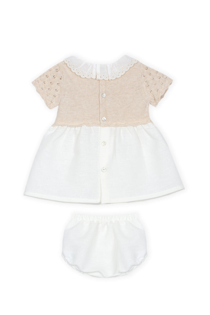 DR. KID BEBE NIÑO VESTIDO BEIGE