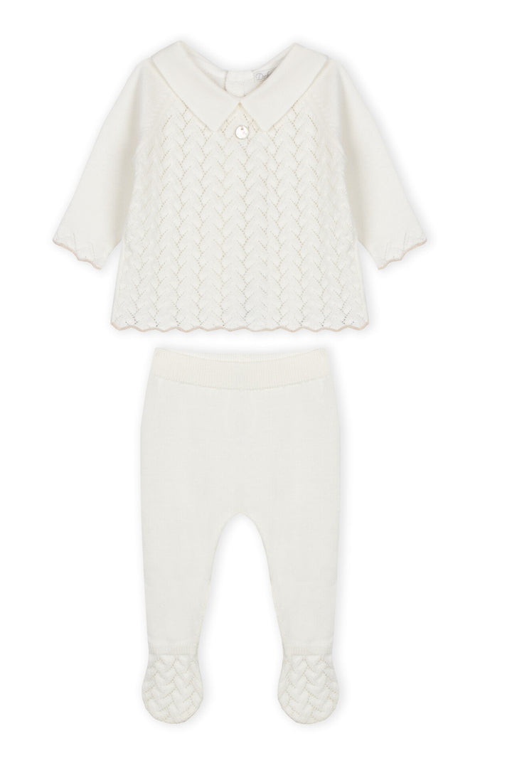 DR. KID BEBE NIÑO CONJ. DE PANTALON CREMA