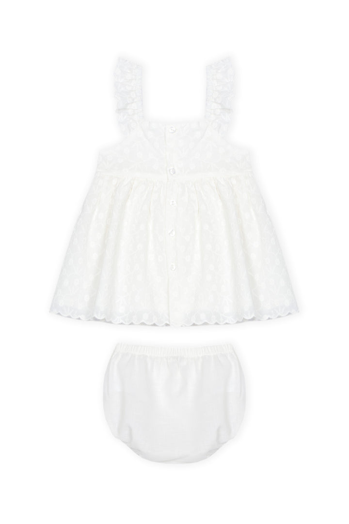 DR. KID BEBE NIÑO VESTIDO CREMA
