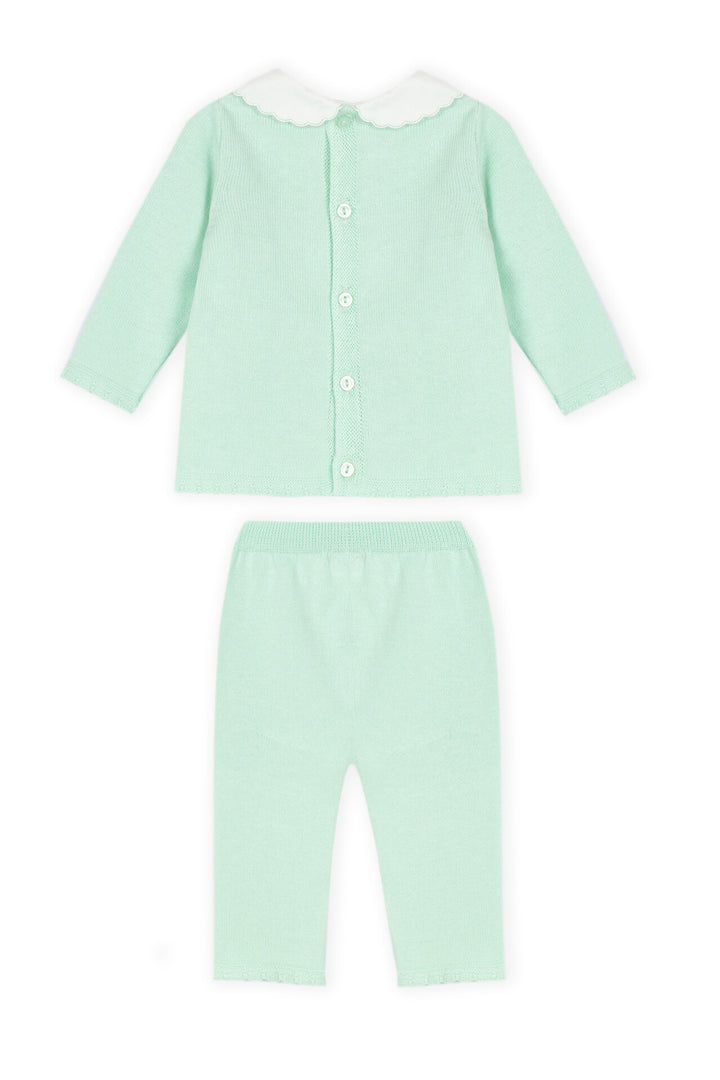 DR. KID BEBE NIÑO CONJ. DE PANTALON VERDE AGUA