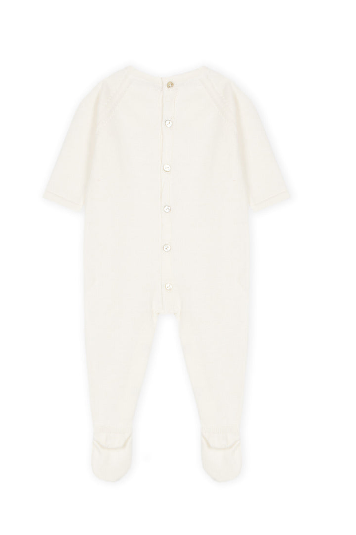 DR. KID BEBE NIÑO OVEROL CREMA