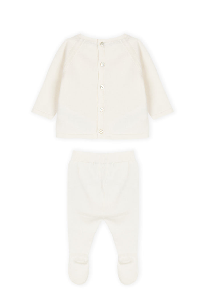 DR. KID BEBE NIÑO CONJ. DE SHORT CREMA