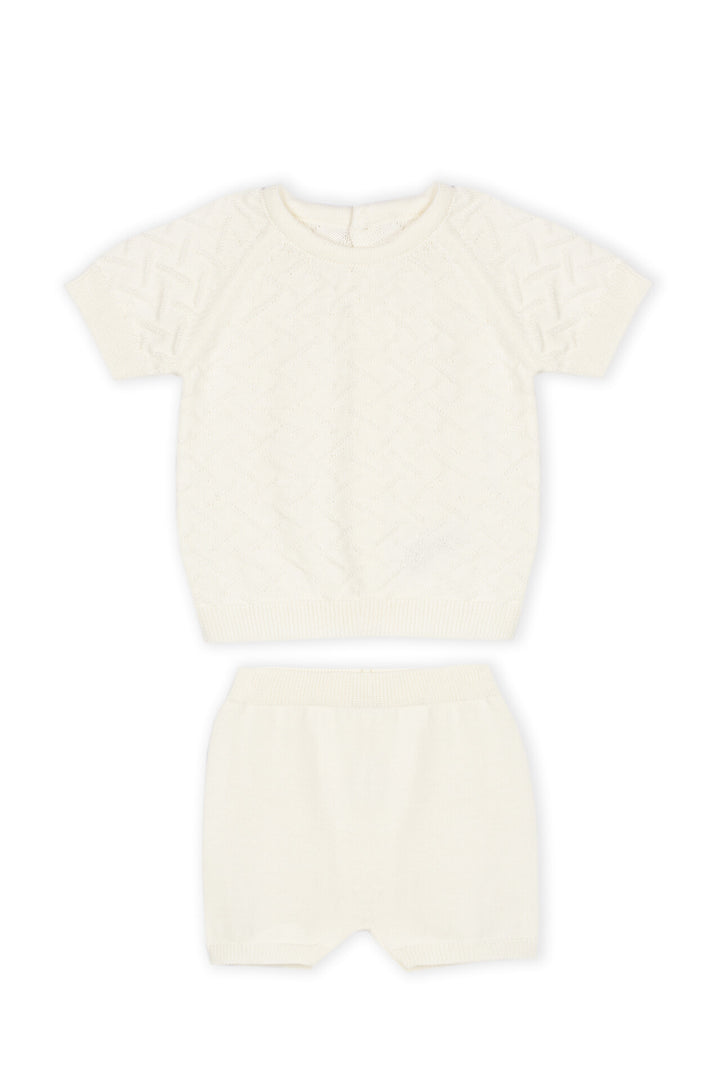 DR. KID BEBE NIÑO CONJ. DE PANTALON CREMA