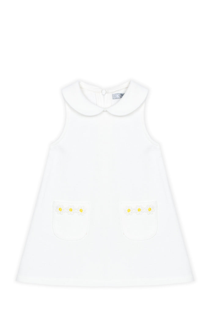 DR. KID NIÑA VESTIDO BLANCO MEDIO