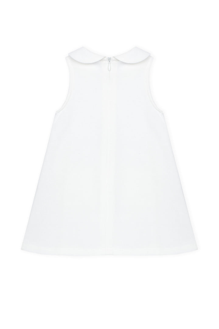 DR. KID NIÑA VESTIDO BLANCO MEDIO