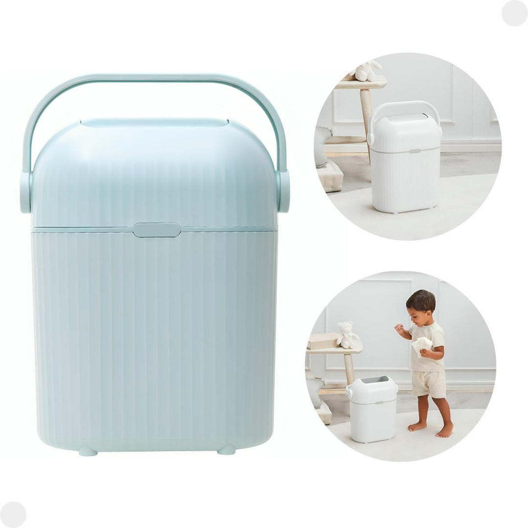 BUBA CUBO DE BASURA ANTIOLOR - AZUL