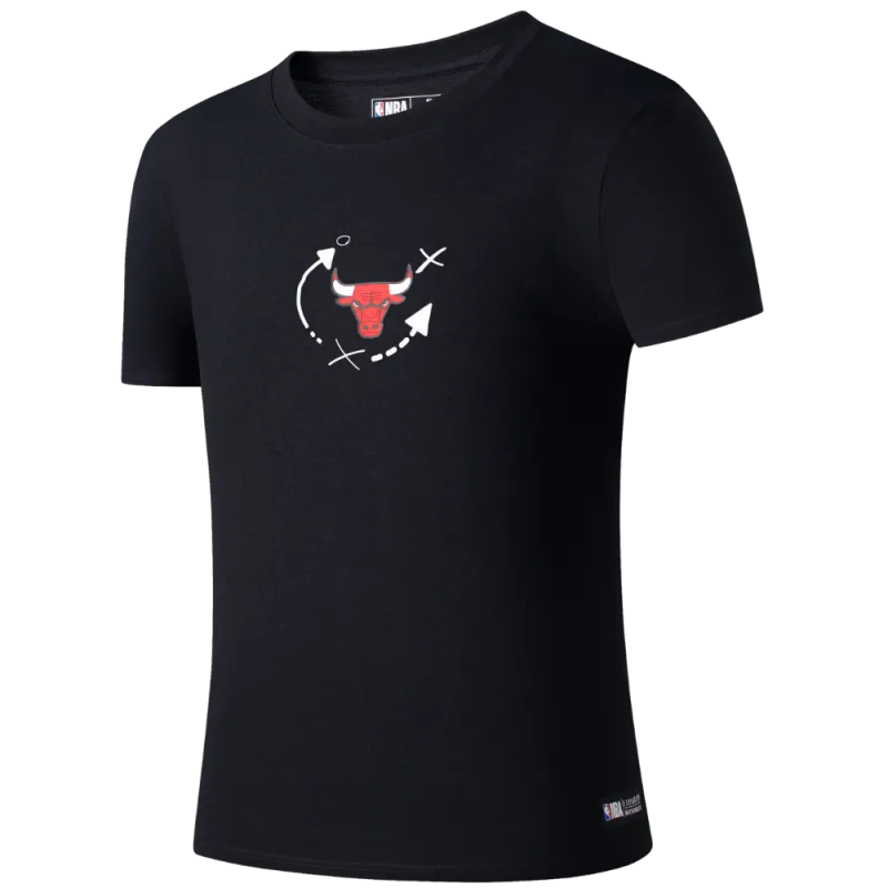 FANATICS NIÑO TSHIRT NBA DUNKING BULLS M/C BLACK