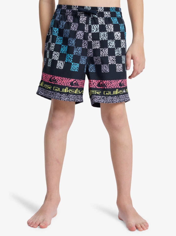 QUIKSILVER NIÑO SHORT EVERYDAY PRINTED VOLLEY DARK NAVY NEXT GEN