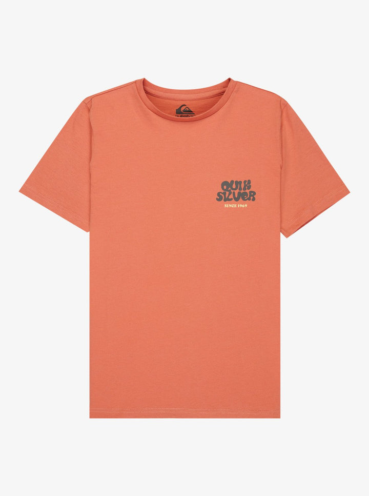 QUIKSILVER NIÑO TSHIRT FRUITS TIDE M/C DESERT SAND
