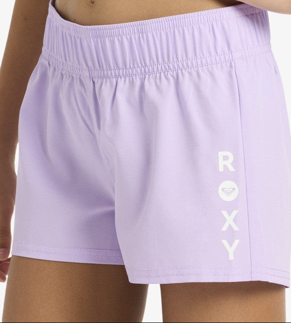 ROXY NIÑA SHORT RG ESSENTIALS CROCUS PETAL