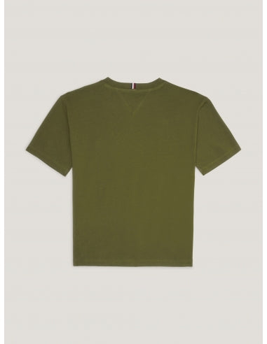 TOMMY HILFIGER NIÑO TSHIRT ESSENTIAL S/S PUTTING GREEN