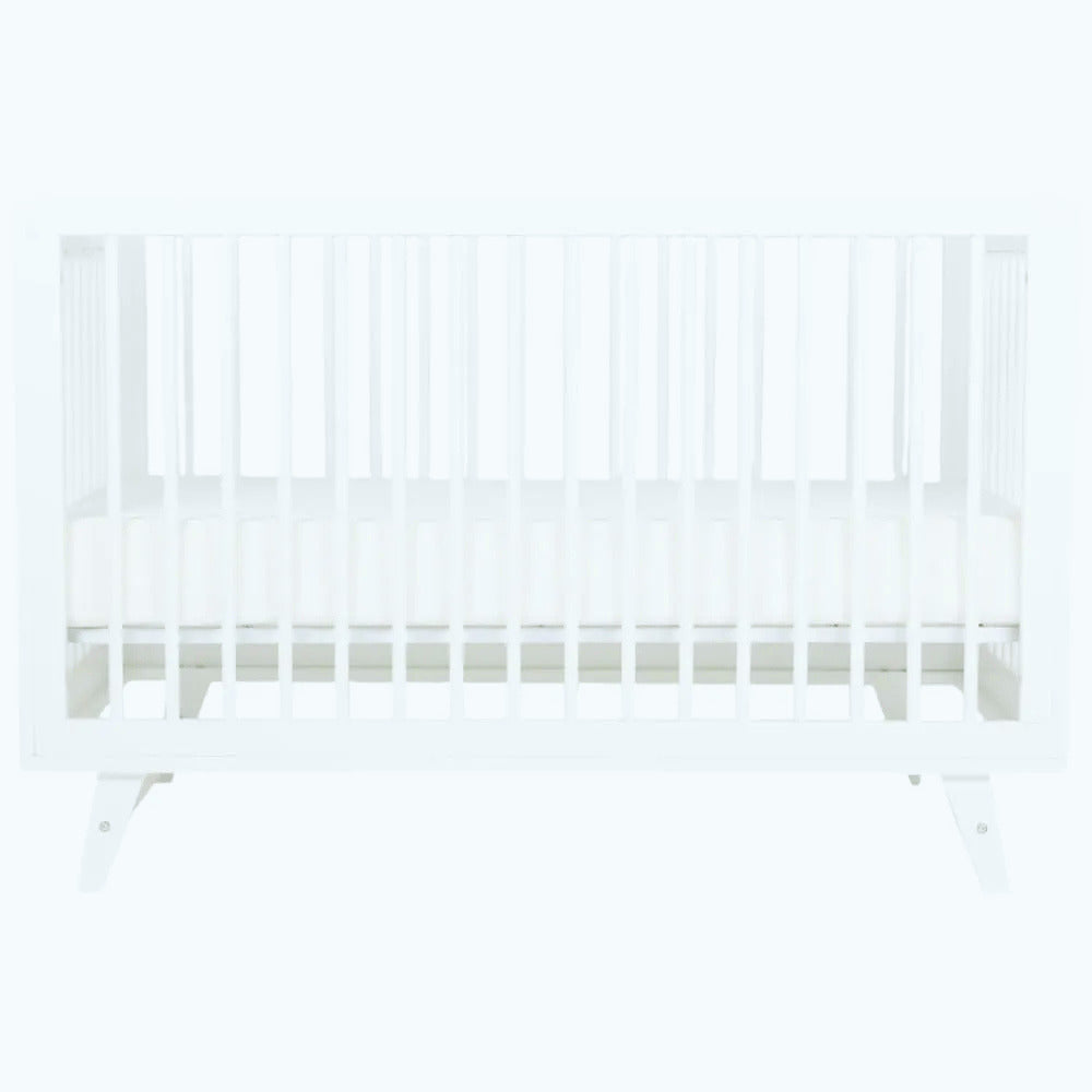 PREMIUM BABY CUNA DE MADERA C/BARANDAL BLANCA