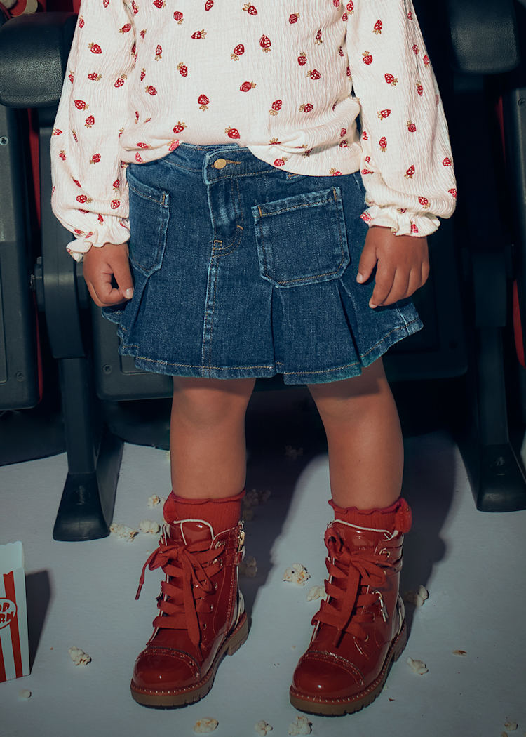 MAYORAL NIÑA FALDA DENIM SUPER DARK