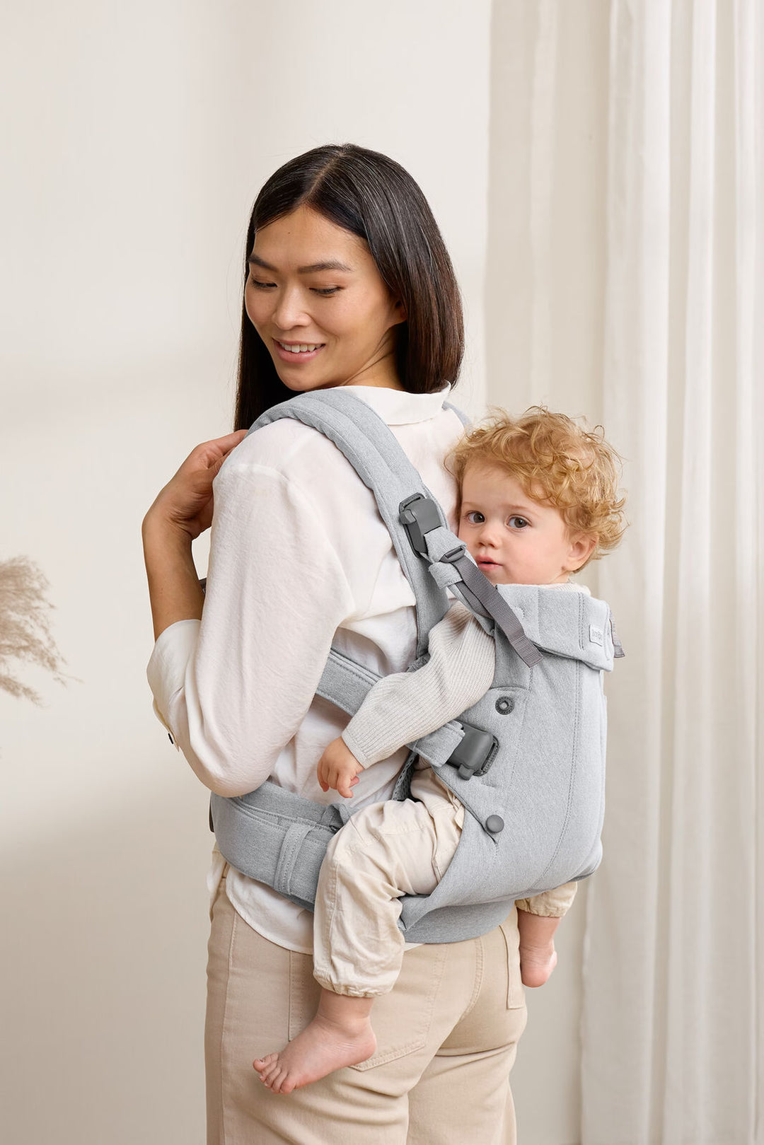 BABY BJORN CARGUERA HARMONY WOVEN MELANGE LIGHT GRAY