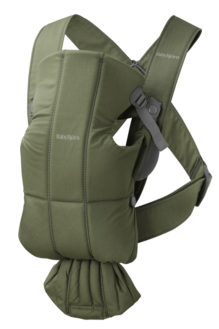 BABY BJORN CARGUERA MINI WOVEN DARK GREEN