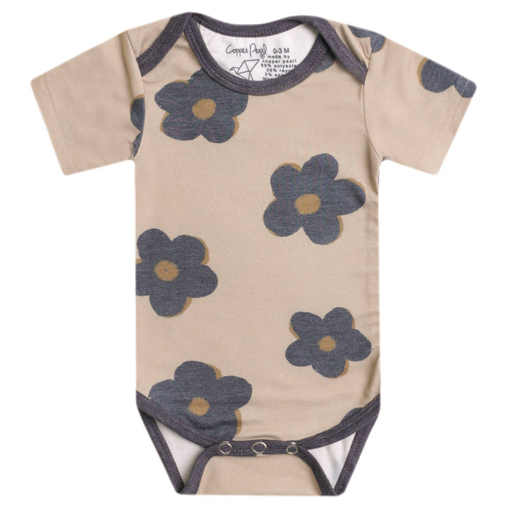 COPPER PEARL BEBE NIÑA BODY GEMMA IN TAN MANGA CORTA