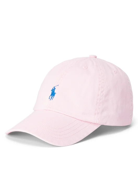 RALPH LAUREN NIÑO GORRA TWILL CARMEL PINK