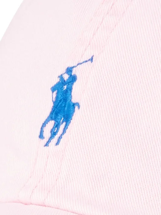 RALPH LAUREN NIÑO GORRA TWILL CARMEL PINK