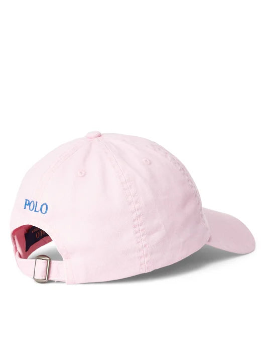 RALPH LAUREN NIÑO GORRA TWILL CARMEL PINK