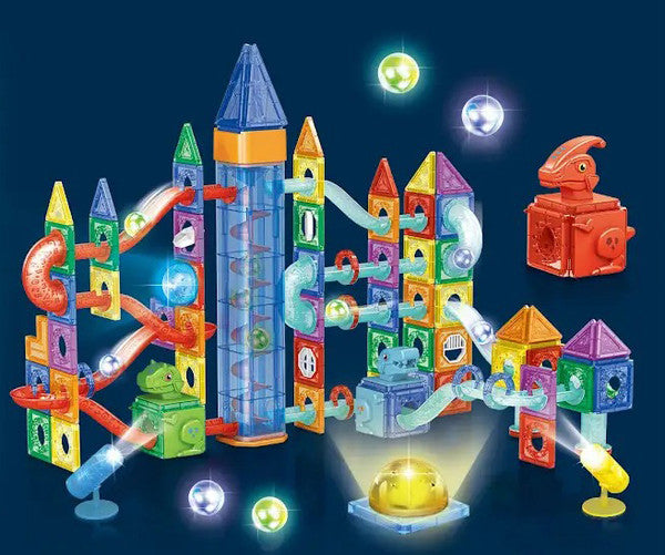 TOYS DINOSAUR PARADISE LIGHT LIFTING BALL WINDOW MAGNETIC 193PCS