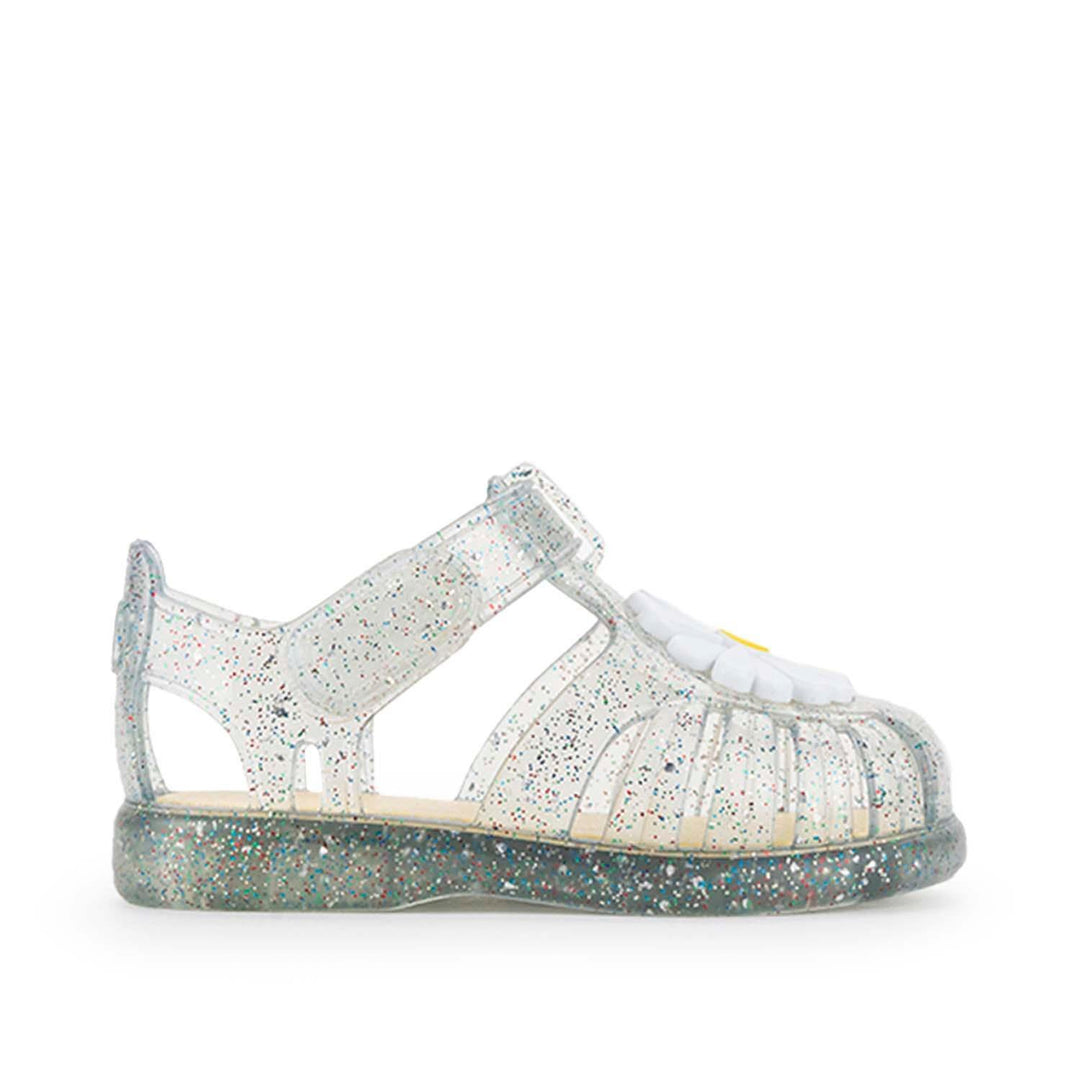 IGOR NIÑA SANDALIA TOBY GLOSS FLOR GLITTER