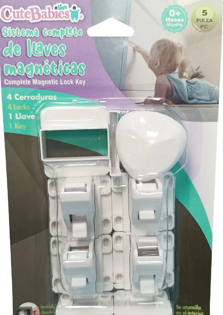 CUTEBABIES SISTEMA COMPLETO DE CERRADURA MAGNETICAS