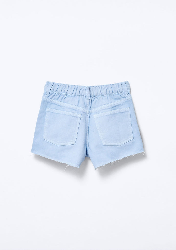 HERING NIÑA SHORT AZUL CLARO