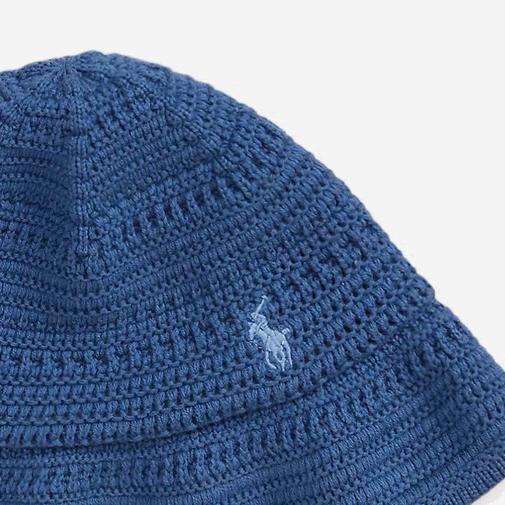 RALPH LAUREN NIÑA SOMBRERO 20/2 COTTON EARTH BLUE