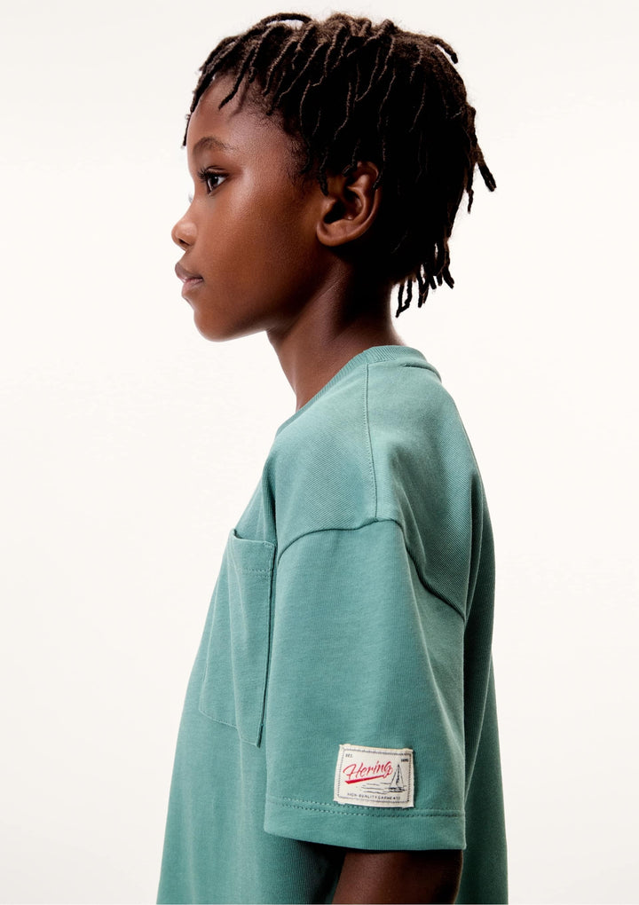 HERING NIÑO TSHIRT VERDE MEDIO